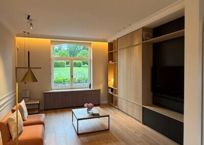Meuble de rangement dans espace de vie